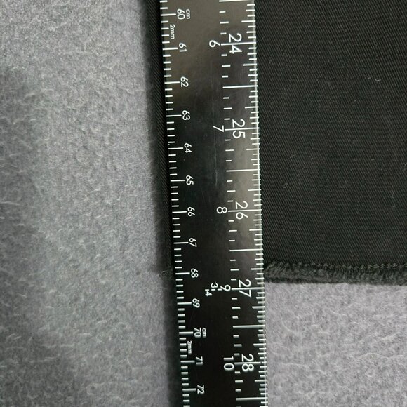 Banana Republic Pants Women 2 Black Authentic Girlfriend Mid Rise Raw Hem Chino - Picture 10 of 13